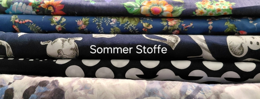 Verschiedene Sommerstoffe bis zu 20 Prozent reduziert bei Cilly im Stoffgeschäft in Senden