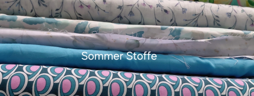 Helle Sommerstoffe bis zu 20 % Prozent reduziert im Nähläden von Cilly in Senden.