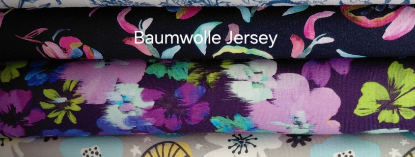 Helle Baumwoll-Jersey Stoffe in Cilly's Nähkästchen