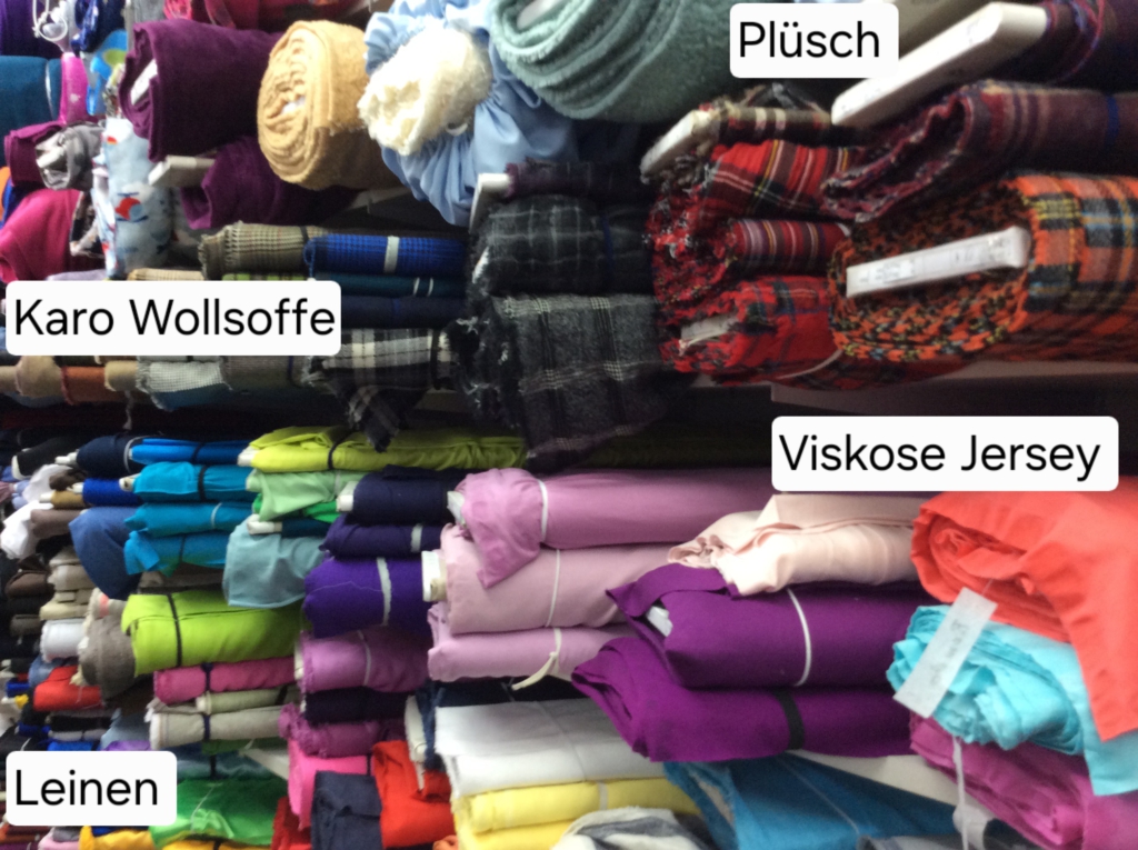 Karo Wollstoffe, Viskose Jersey, Leinen und Plüsch Stoffe im Sortiment von Cilly's Nähkästchen